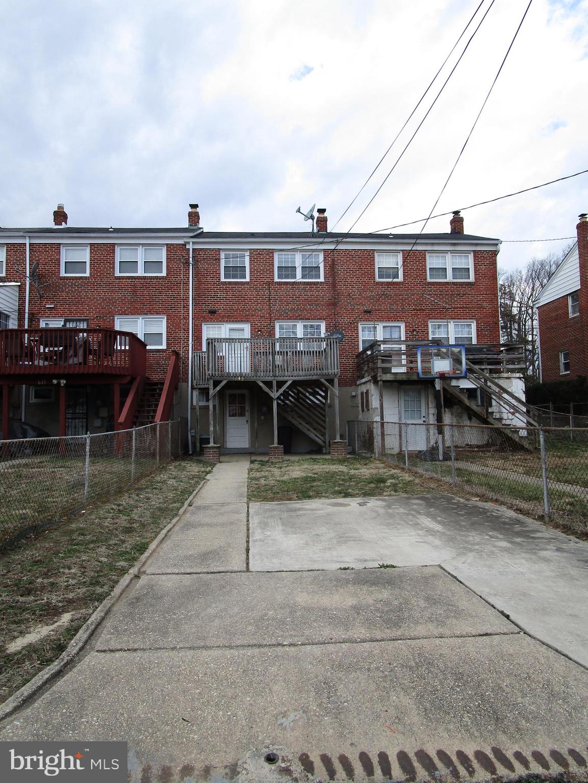 1645 Langford Road Baltimore, MD 21207 - Photo 16 of 17 Rear Off Street Parking