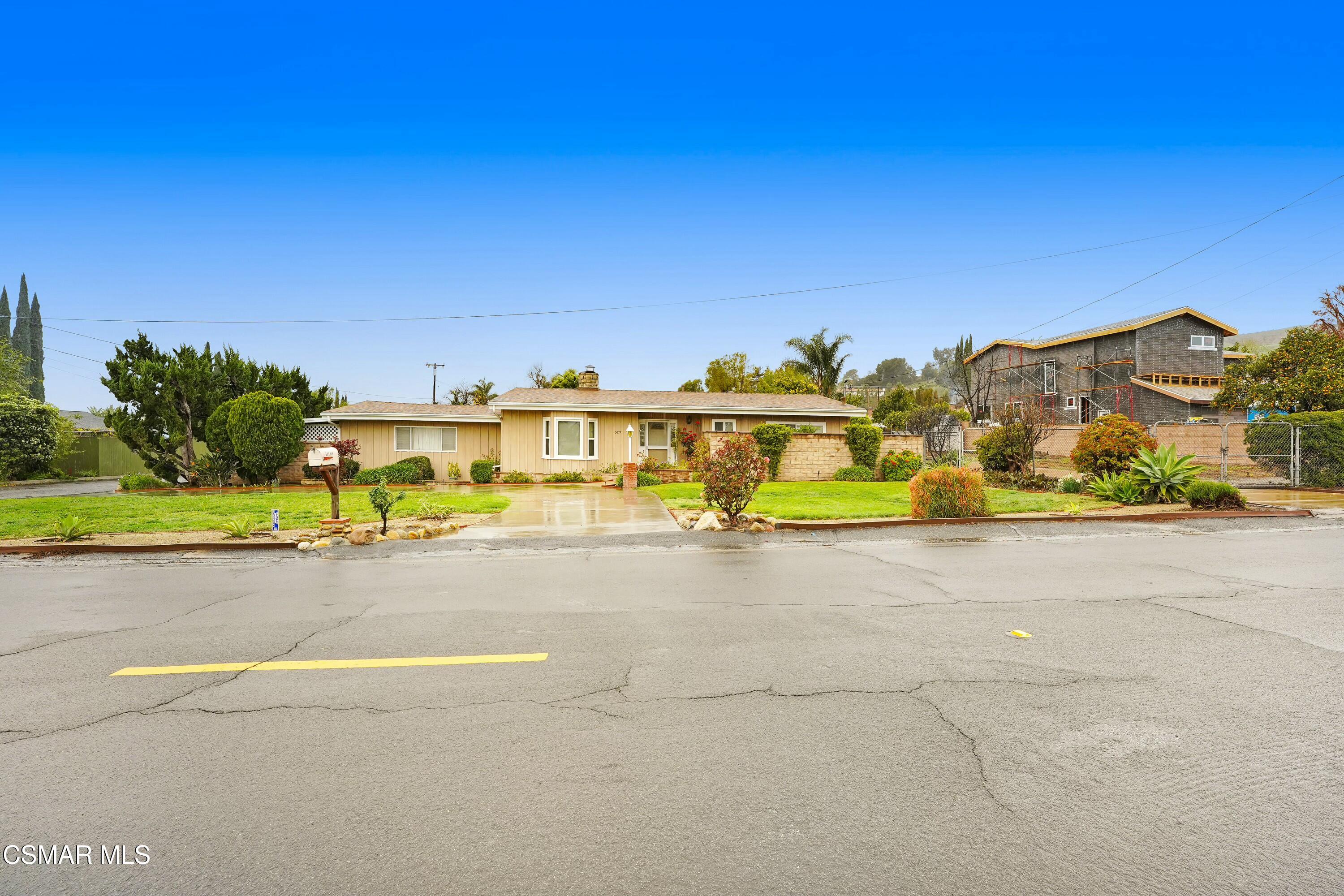 a view of a city street