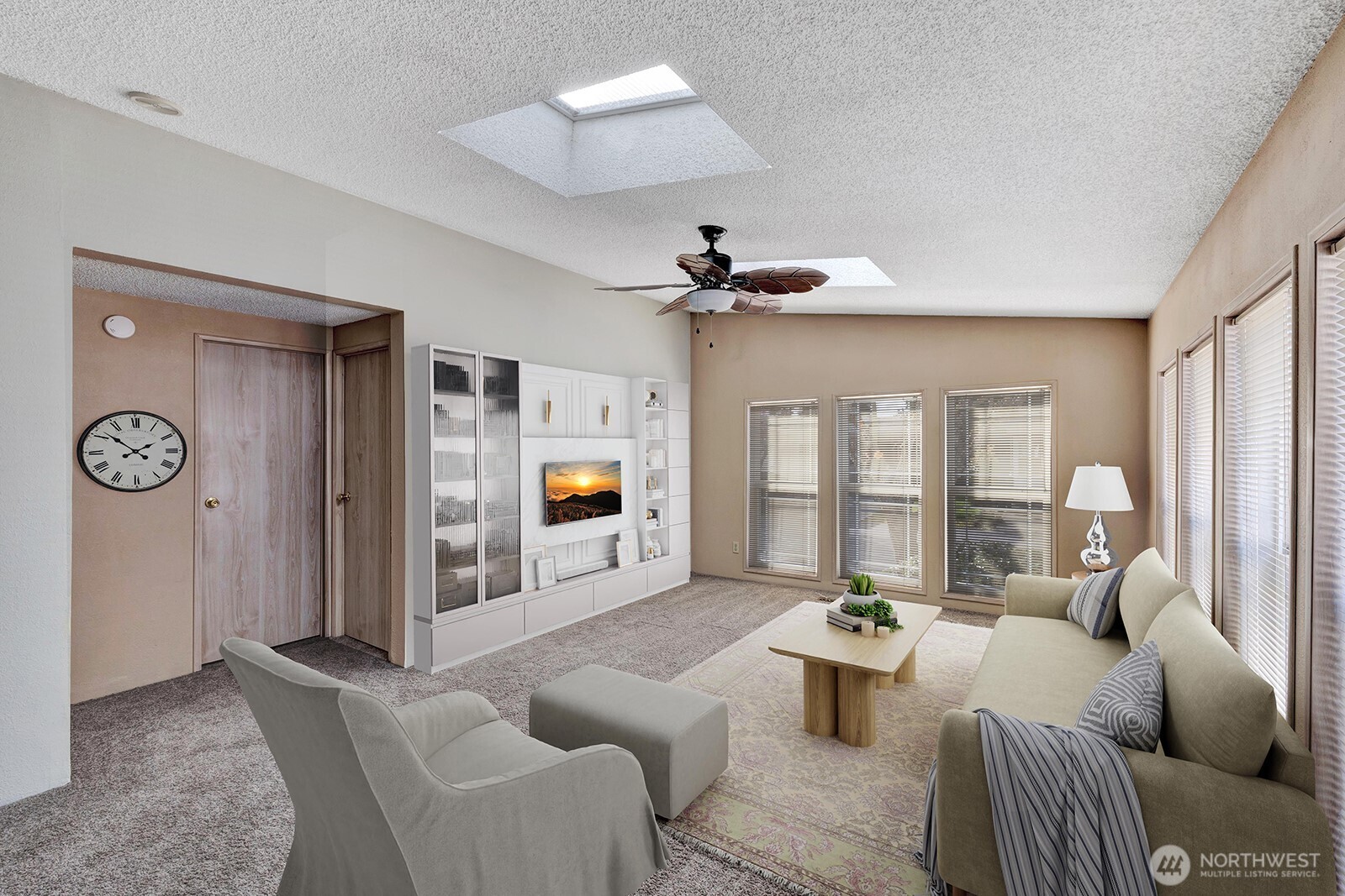 2611 South 288th Street, Unit 2 Federal Way, WA 98003 - Photo 7 of 22 a living room with furniture and a large window