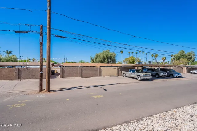 a car parked in front of a building