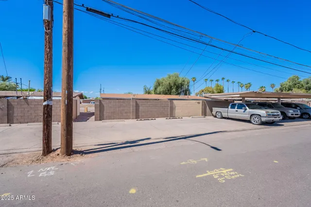 a view of a car garage
