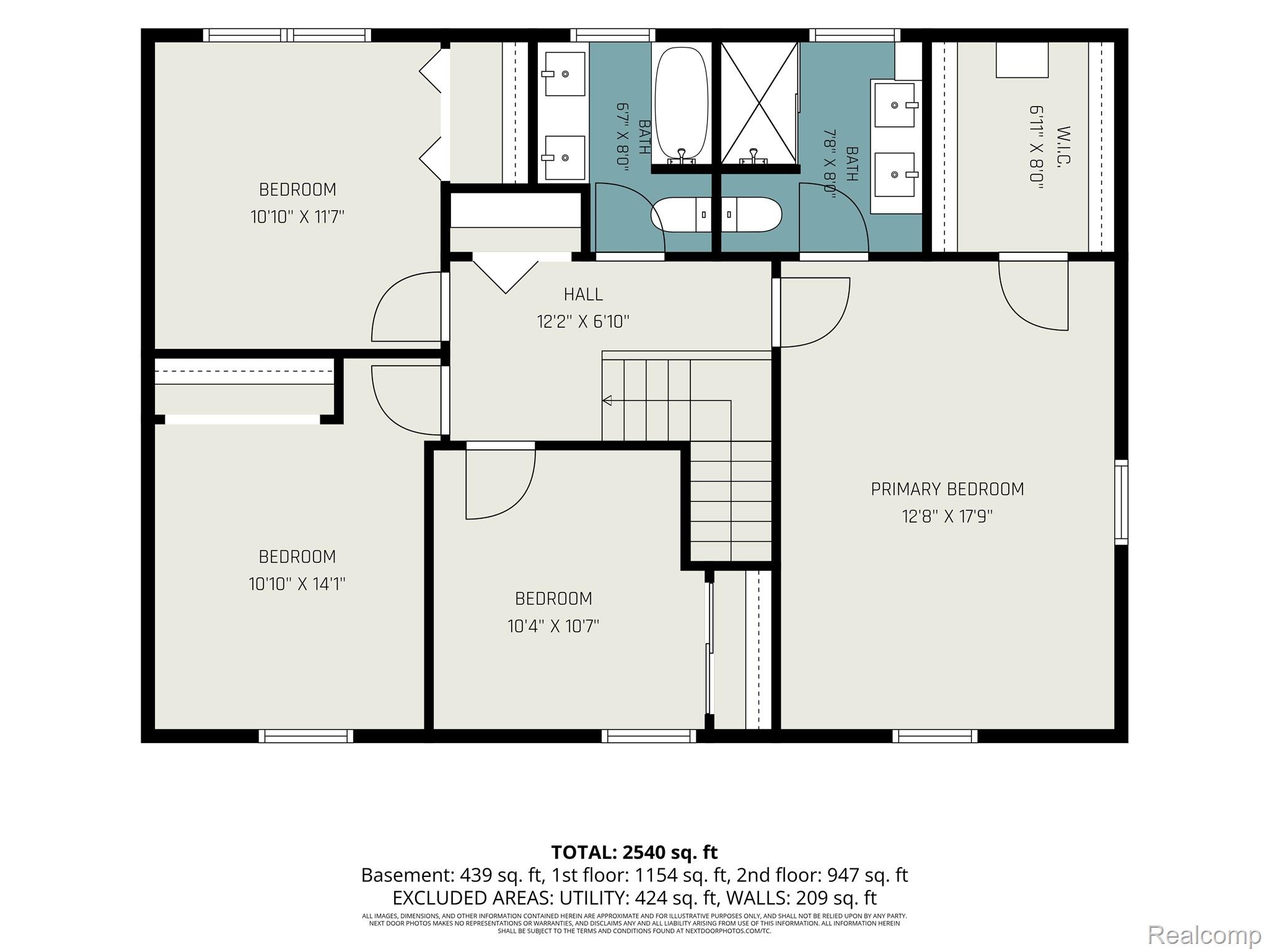 4393 East Cook Road Grand Blanc, MI 48439 - Photo 36 of 37 Floor Plan - Second Floor