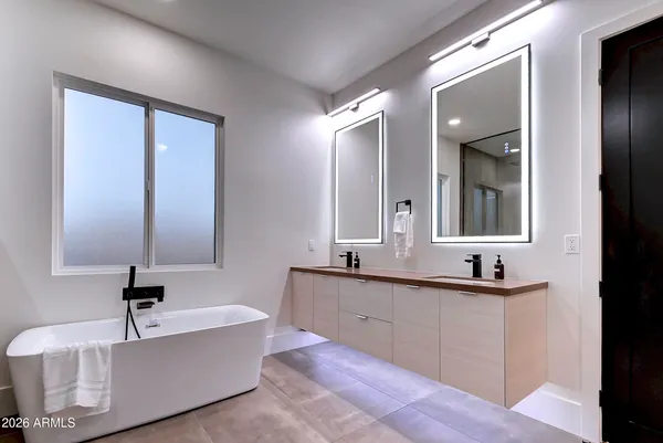 a outdoor dining space with furniture and outdoor view