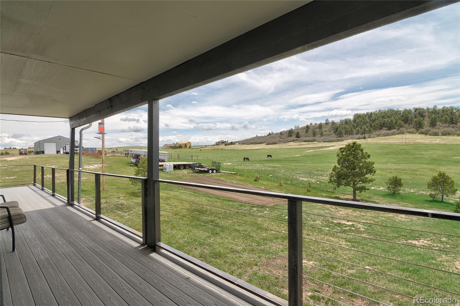 4531 East Best Road Larkspur, CO 80118 - Photo 32 of 49 a view of city from a balcony