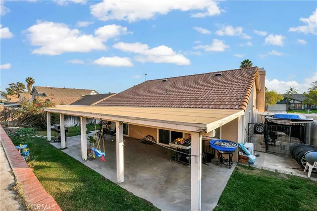 a view of a garage with chairs