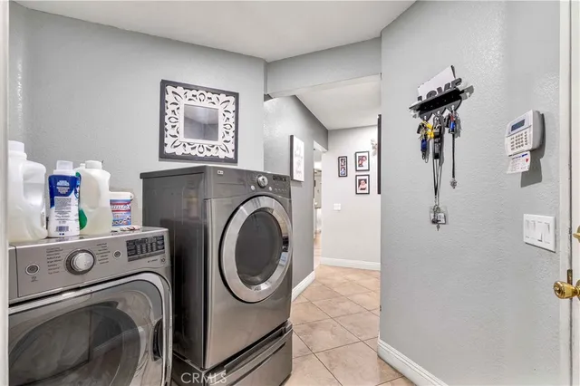 a view of a storage room with racks