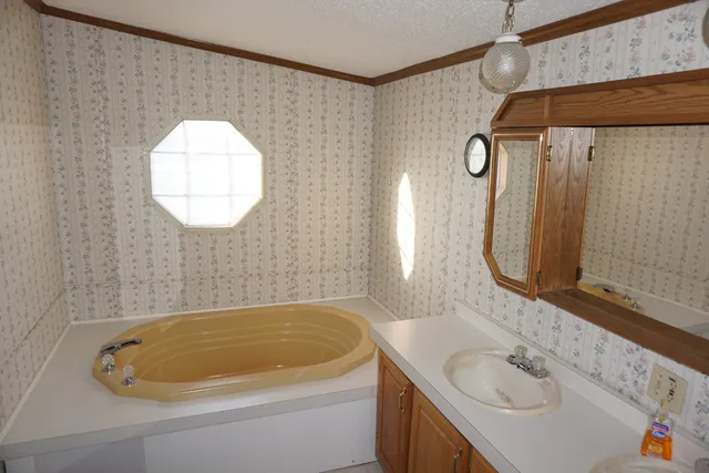 a view of a room with racks