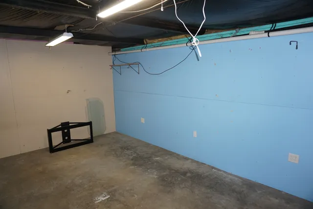 a view of storage and utility room