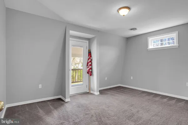a view of an empty room