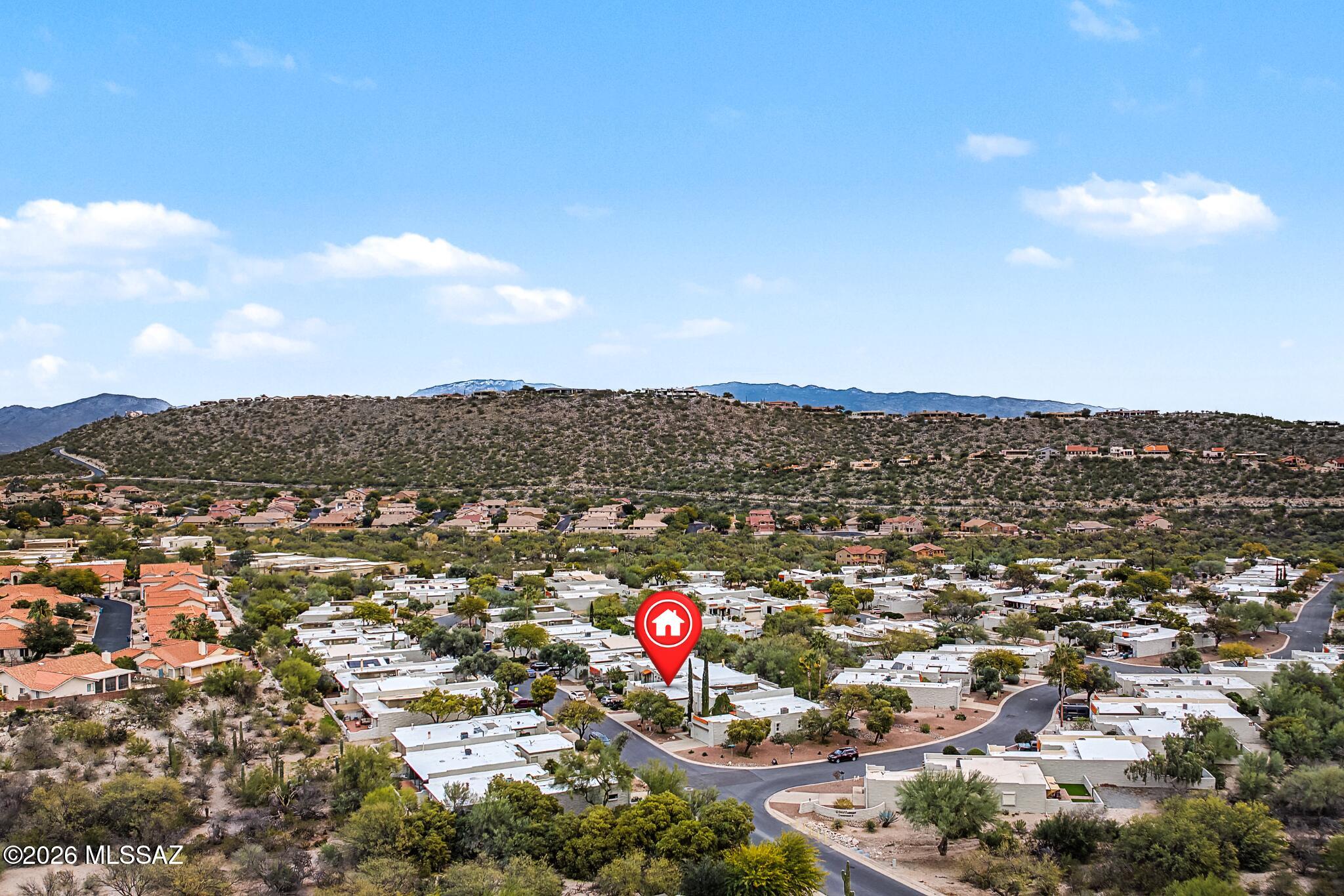 7402 East Wandering Road Tucson, AZ 85750 - Photo 30 of 38 Aerial View