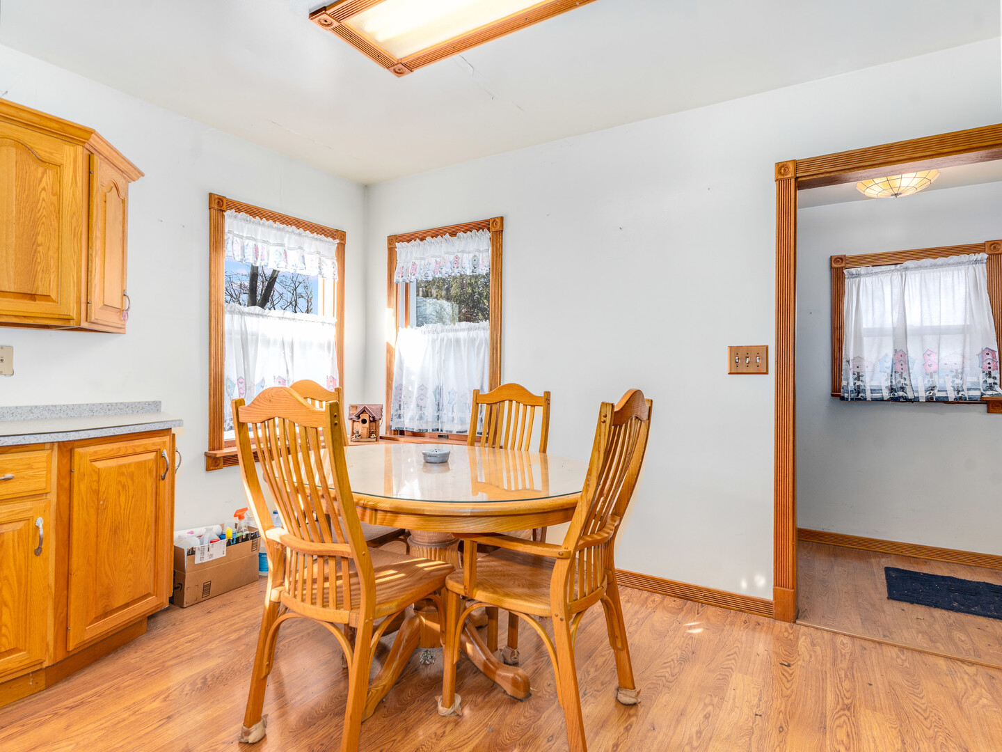 17902 Locust Street Lansing, IL 60438 - Photo 9 of 15 a view of a dining room with furniture and wooden floor