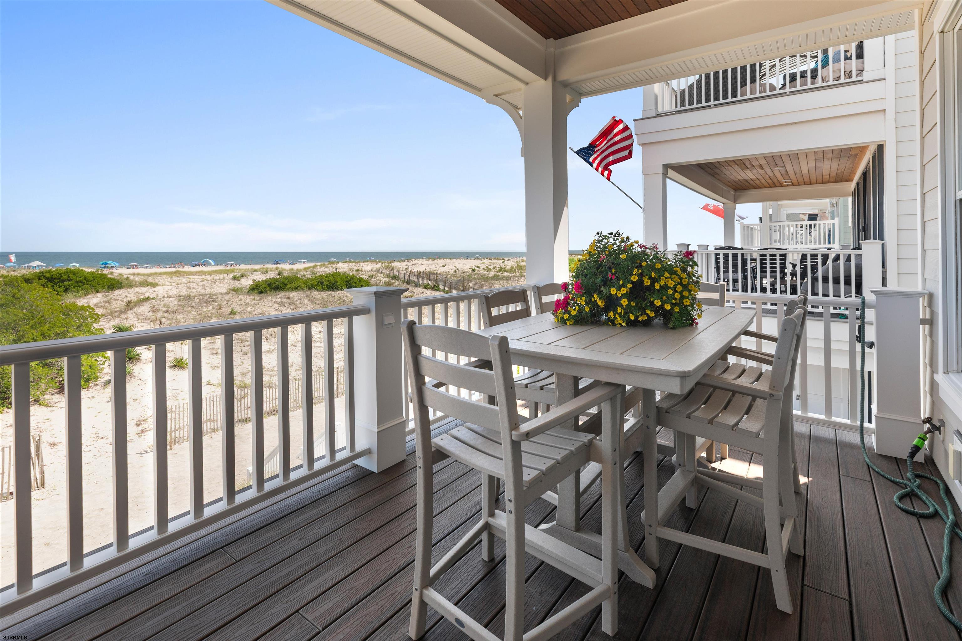 3913 Central Avenue, Unit A Ocean City, NJ 08226 - Photo 21 of 31 a view of a balcony with furniture