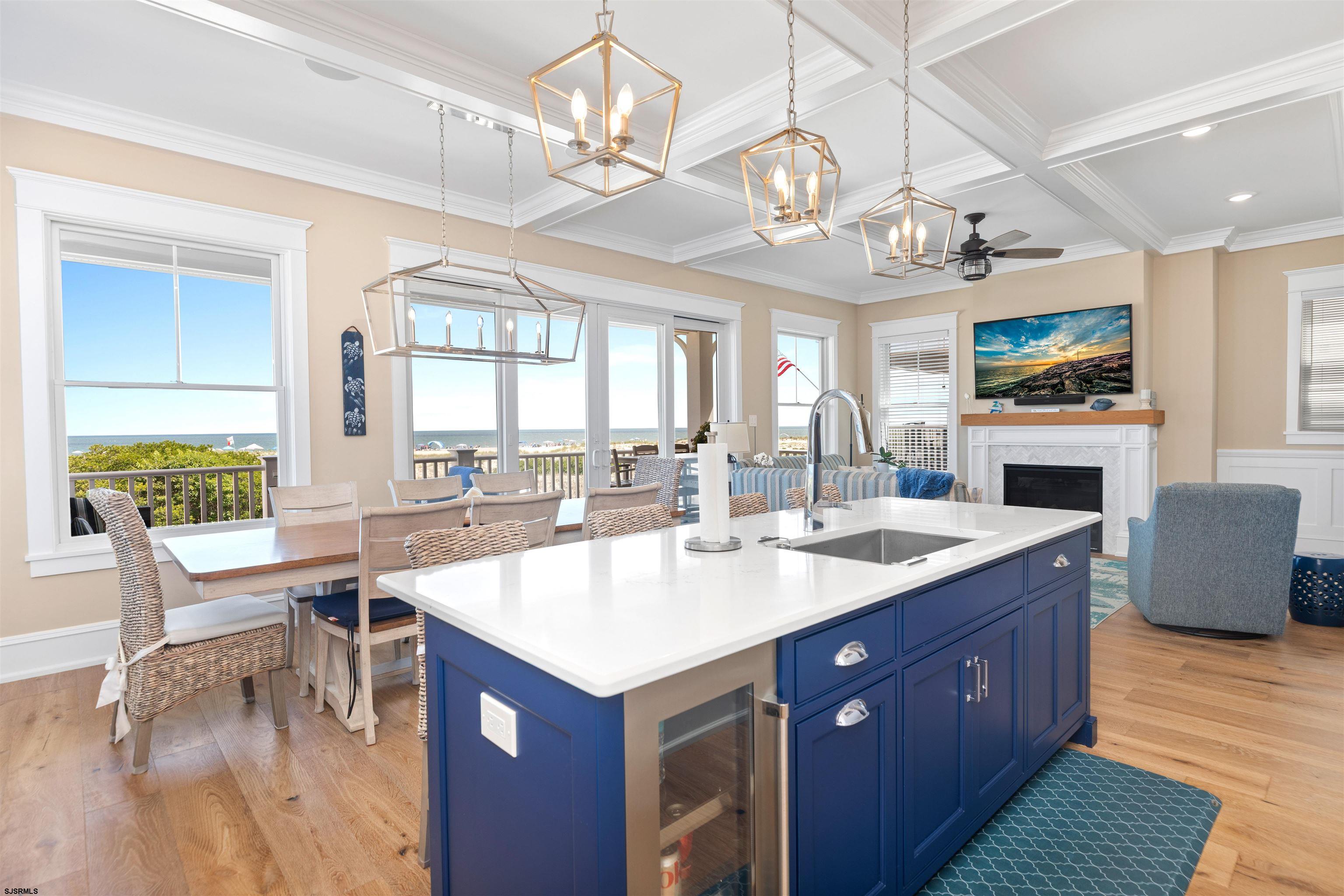 3913 Central Avenue, Unit A Ocean City, NJ 08226 - Photo 9 of 31 a large kitchen with a large island in it