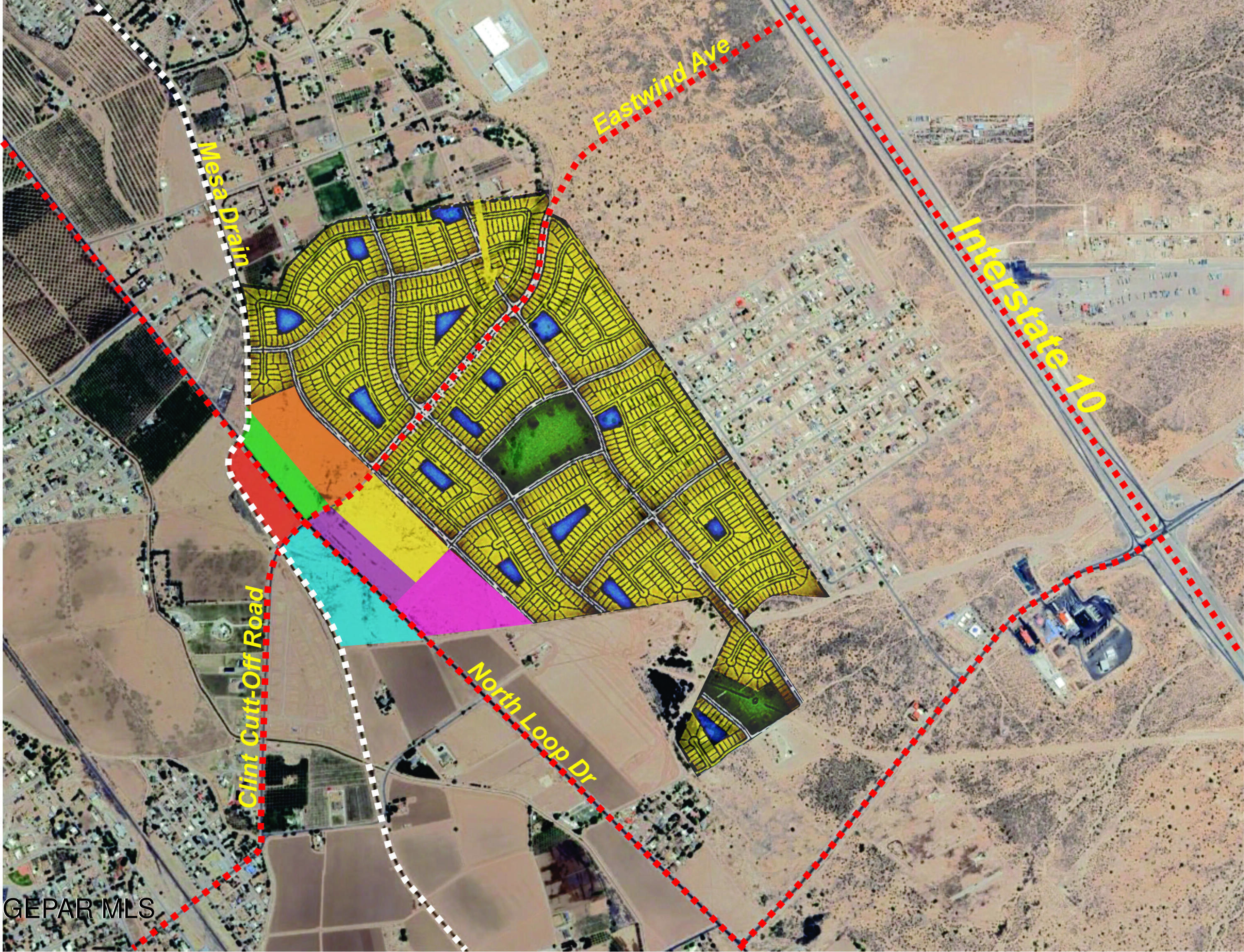 12600 North North Loop Drive Clint, TX 79836 - Photo 6 of 6 North Loop Map