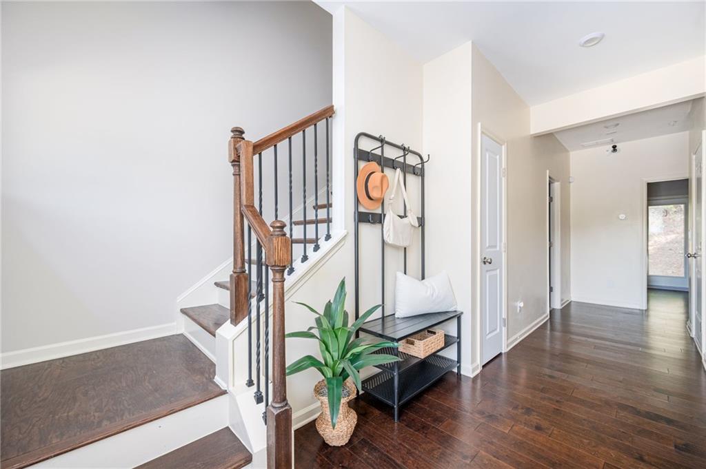 1444 Ridgebend Way Southeast Mableton, GA 30126 - Photo 4 of 34 a view of entryway with wooden floor