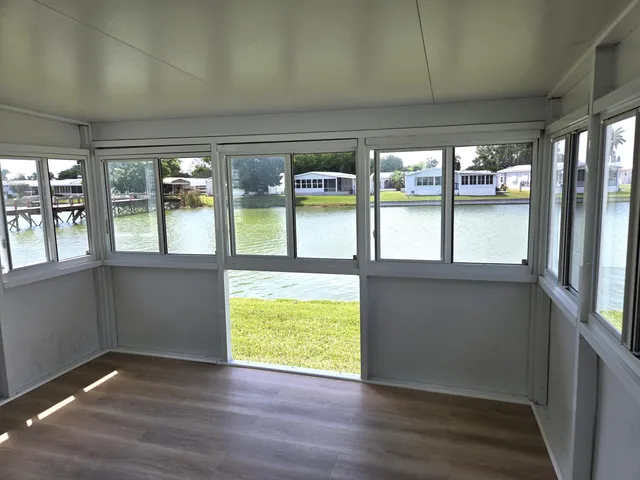 a view of front door