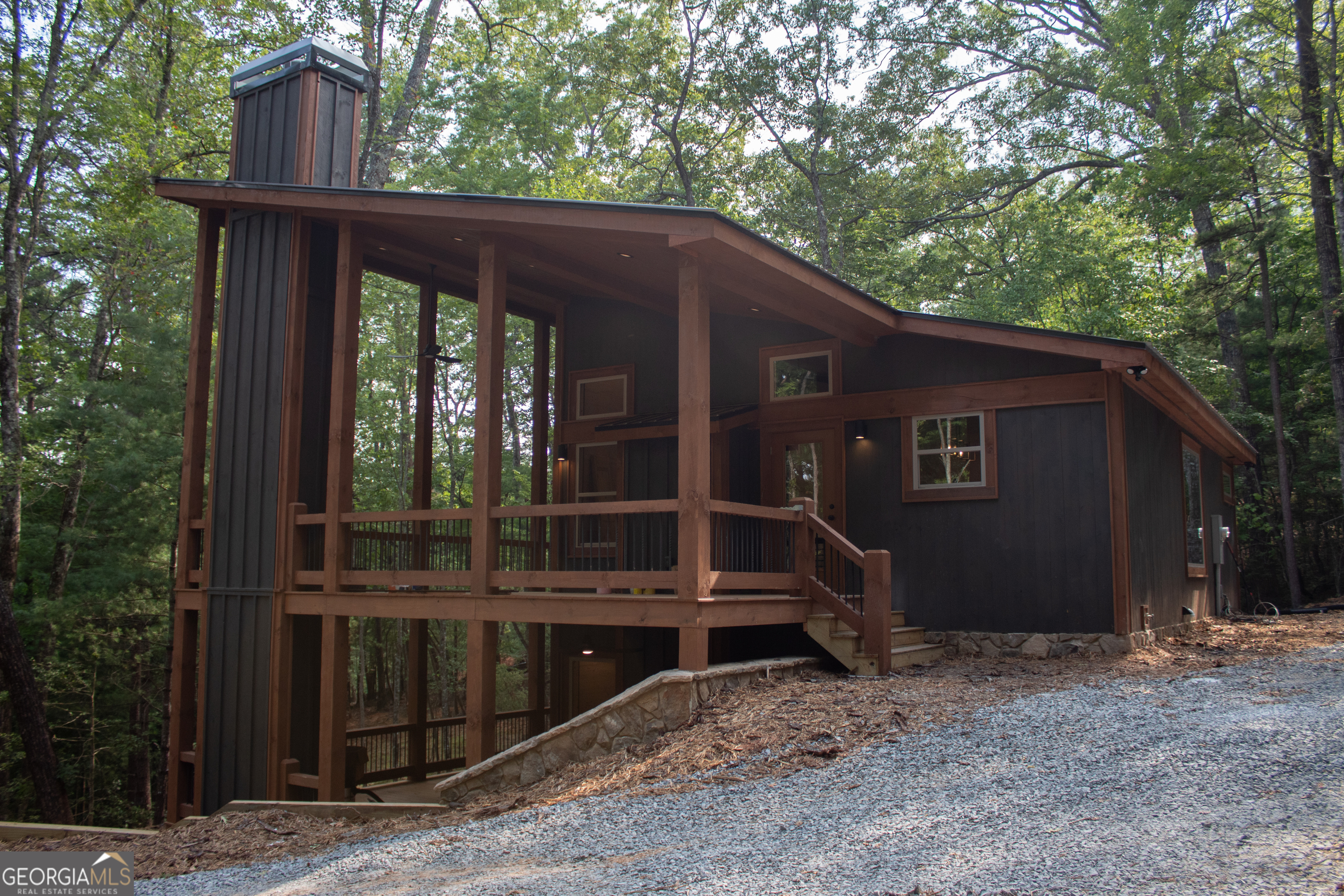 2 A Clay's Way Cherry Log, GA 30522 - Photo 13 of 13 a view of a house with a yard and wooden fence