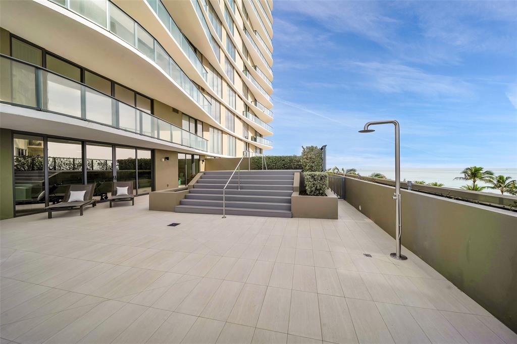 730 North Ocean Boulevard, Unit 405 Pompano Beach, FL 33062 - Photo 31 of 47 Private Balcony - Outdoor Shower