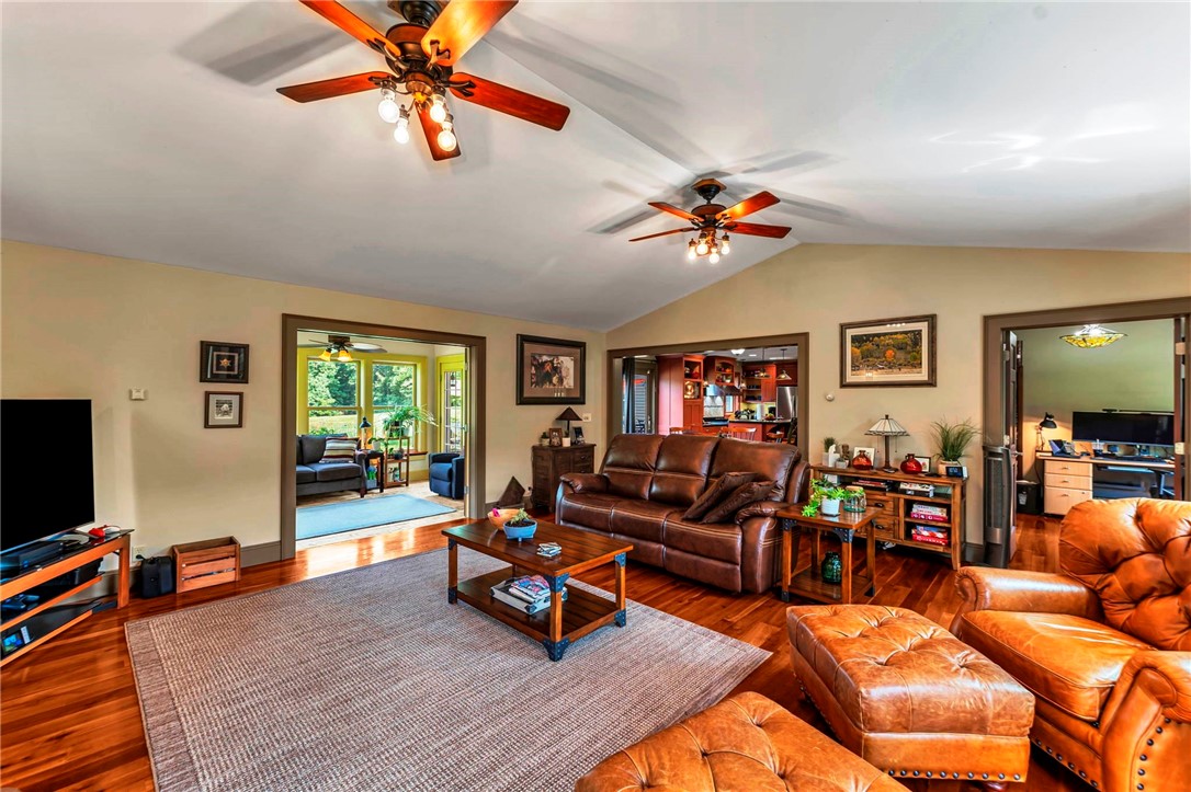 287 Pink Street Middlefield, NY 13326 - Photo 8 of 49 From Living Room looking thru into Sunroom, kitche
