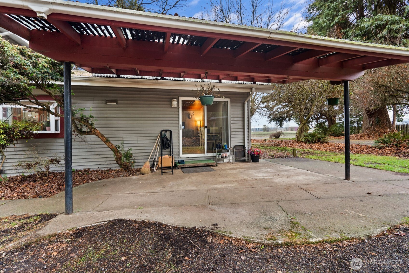 137 Aldrich Road Mossyrock, WA 98564 - Photo 24 of 30 a view of a house with backyard and sitting area