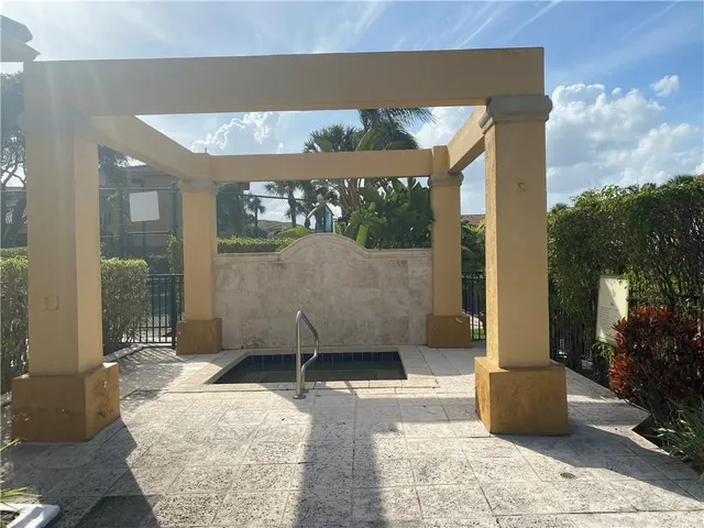 a view of a building with a porch