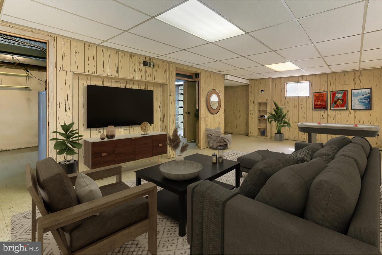6005 Roxbury Avenue Springfield, VA 22152 - Photo 20 of 45 Lower Level Recreation Room. Virtually Staged.