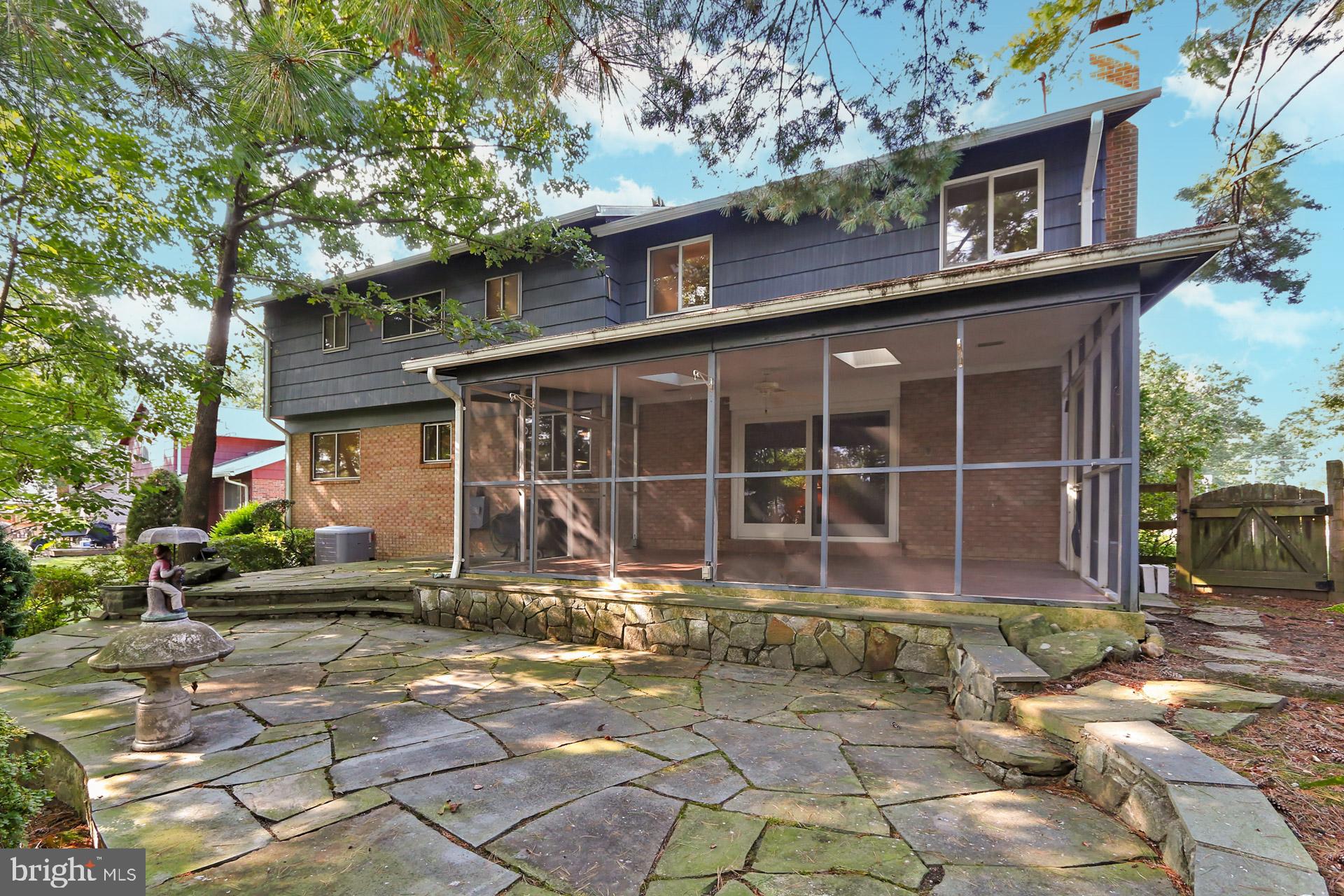 6005 Roxbury Avenue Springfield, VA 22152 - Photo 38 of 45 Beautiful Stone Patio for Entertaining