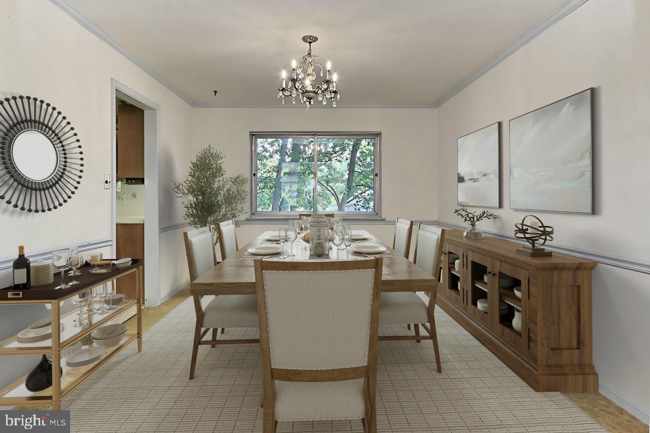 6005 Roxbury Avenue Springfield, VA 22152 - Photo 7 of 45 Plenty of Room in Dining Room. Virtually Staged.