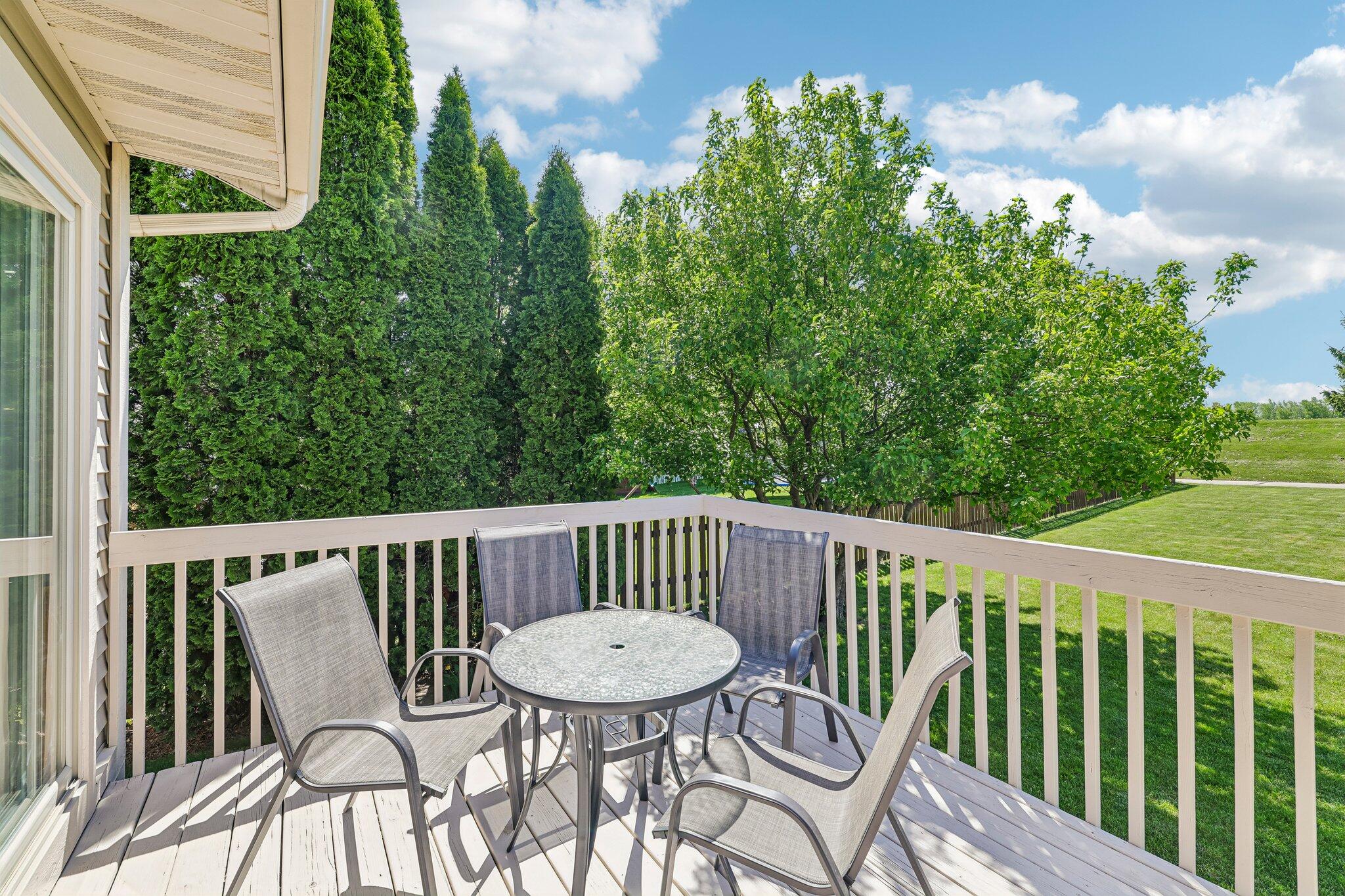 3289 Pleasant Street Sun Prairie, WI 53590 - Photo 26 of 34 Backyard Deck 1