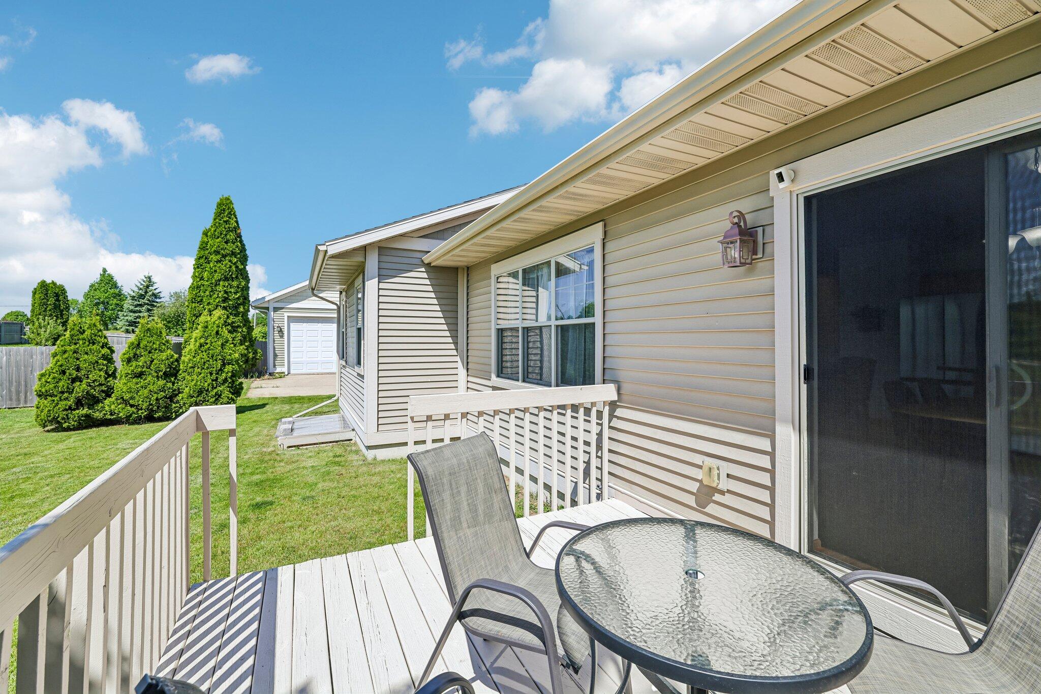 3289 Pleasant Street Sun Prairie, WI 53590 - Photo 28 of 34 Backyard Deck 3
