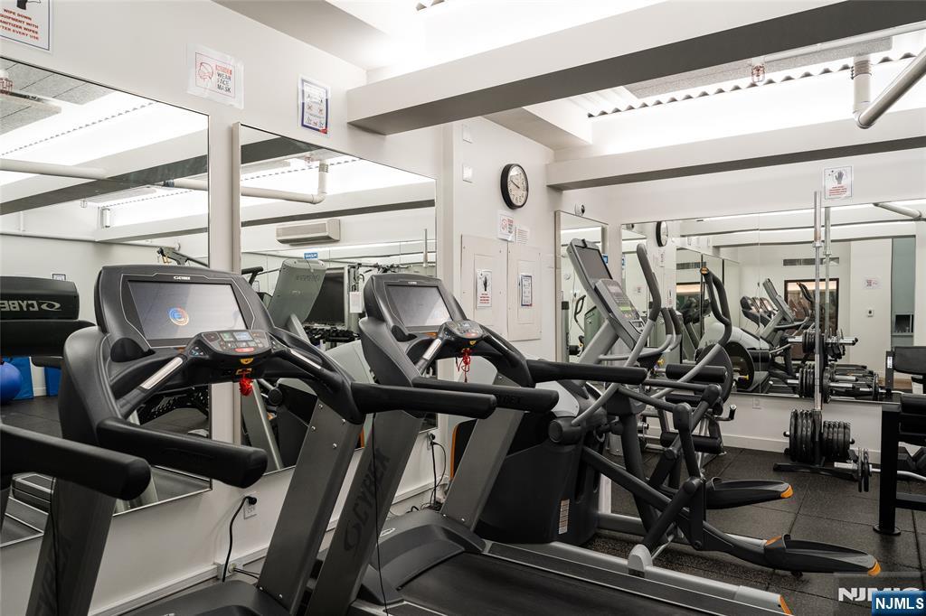 250 Gorge Road, Unit 23A Cliffside Park, NJ 07010 - Photo 37 of 41 a view of a room with gym equipment