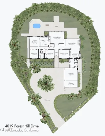 $3,995,000 | 4019 Forest Hill Drive, La Canada Flintridge, CA 91011