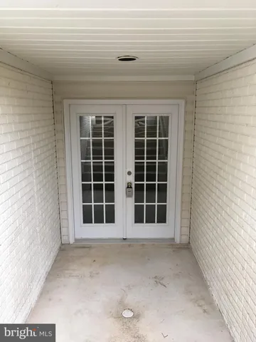 a view of front door