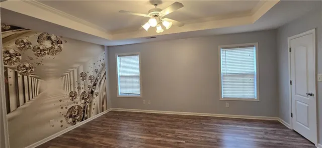 a view of a livingroom with a window