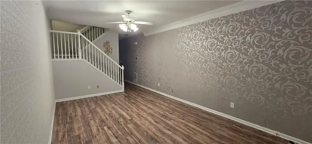 wooden floor in a gallery