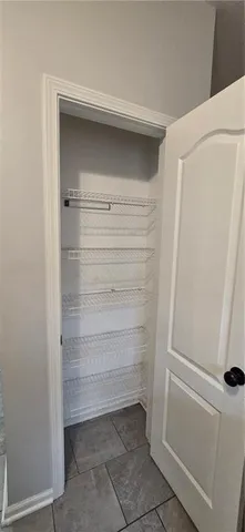 a view of walk in closet