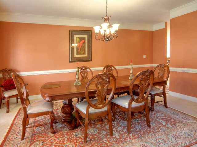 2117 Roland Glen Road Cary, NC 27519 - Photo 5 of 25 The dining room also has it's own side entrance to the kitchen. Dining Room