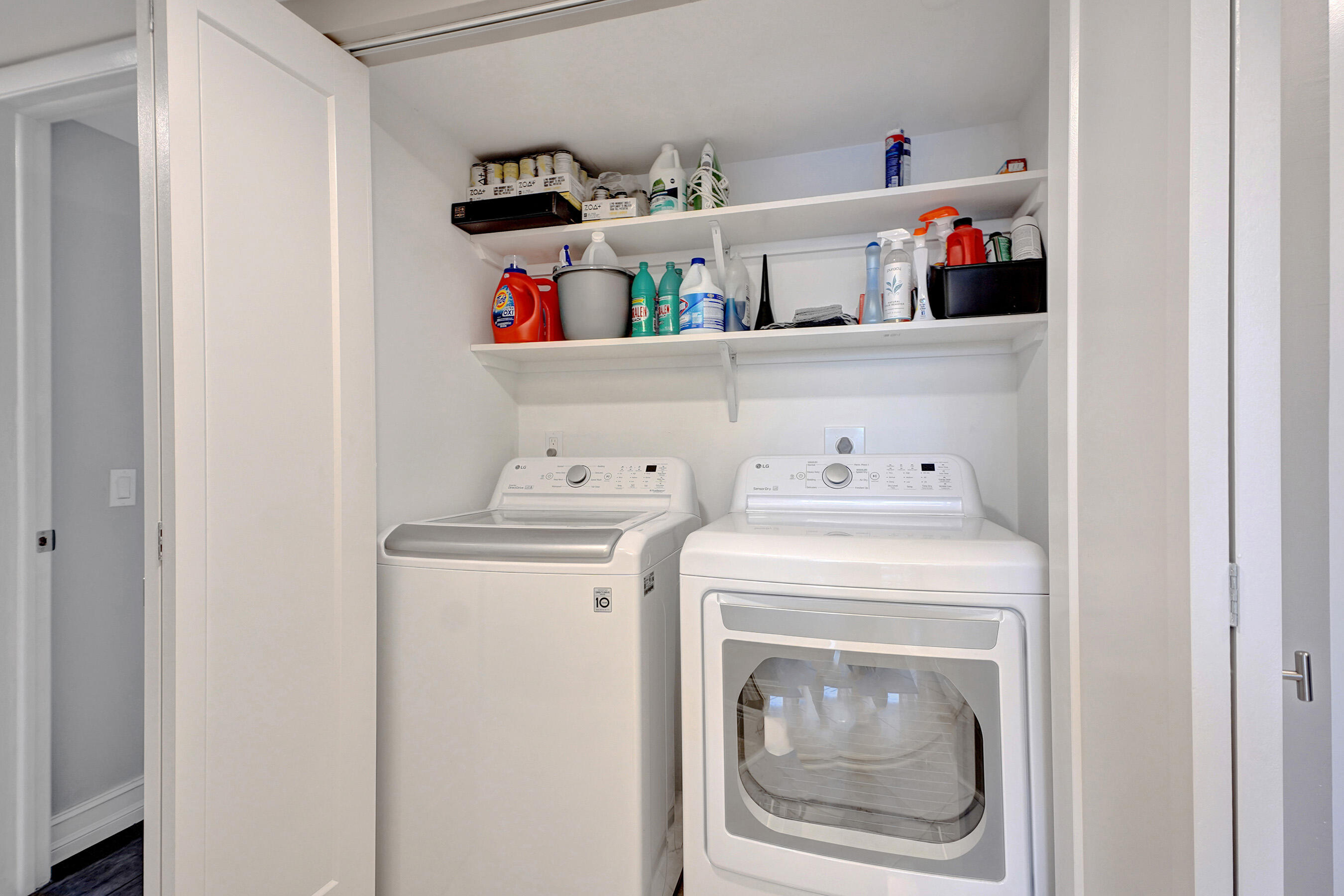2001 North Ocean Boulevard, Unit 305 Boca Raton, FL 33431 - Photo 52 of 61 a utility room with dryer and washer