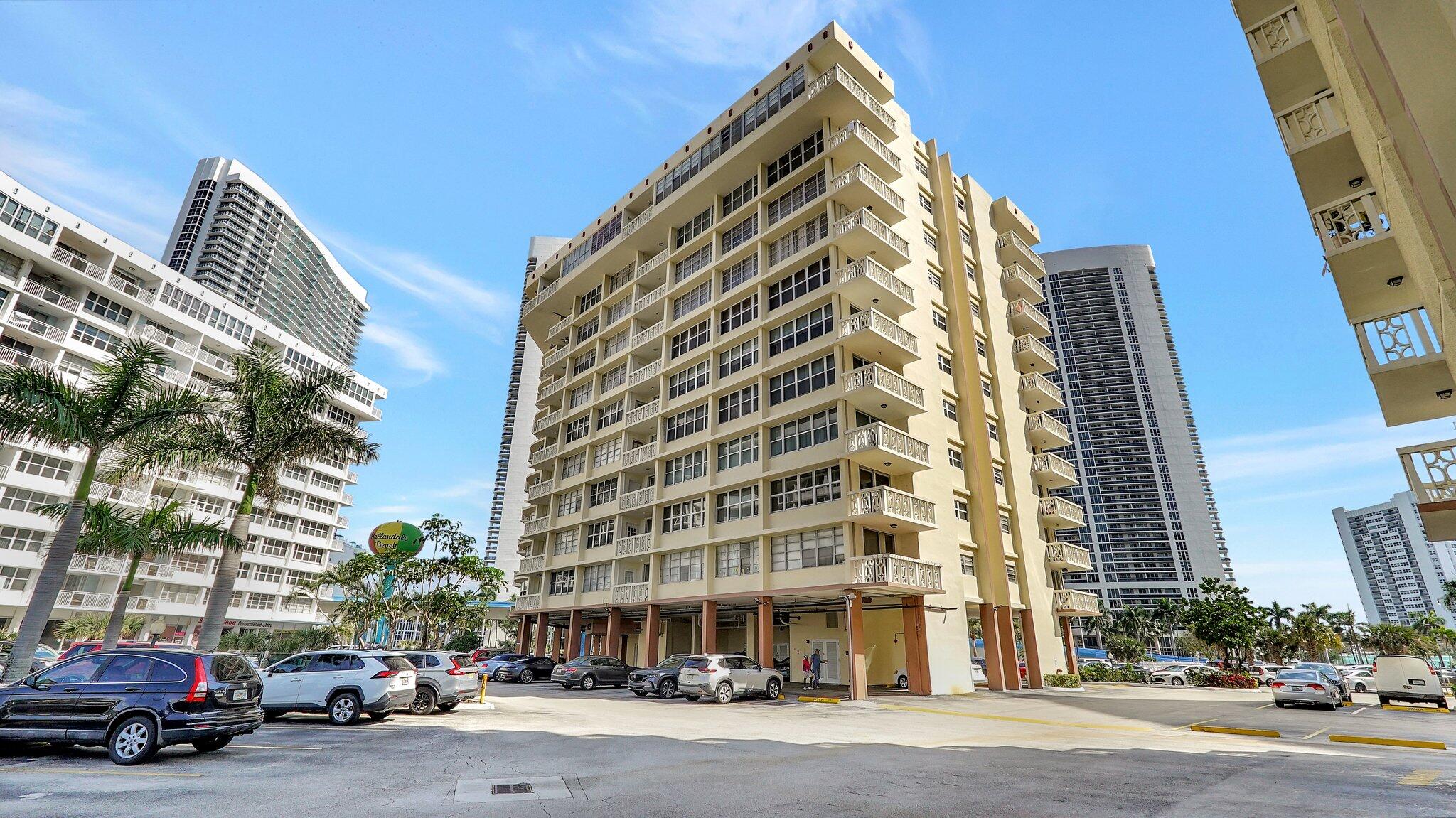 1825 South Ocean Drive, Unit 908 Hallandale Beach, FL 33009 - Photo 2 of 20 a view of a building and a street view