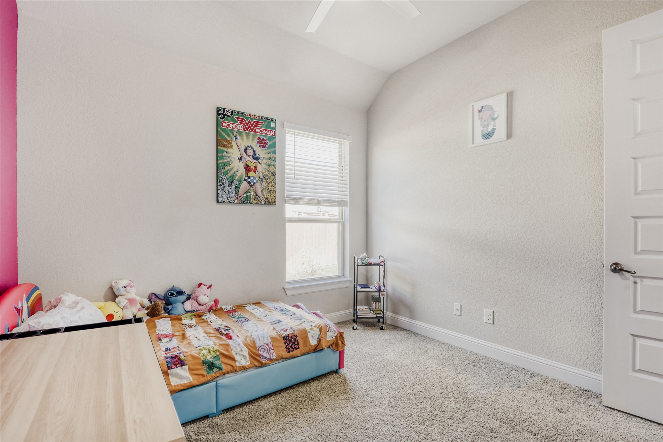 125 Buffalo View Lane Georgetown, TX 78628 - Photo 23 of 28 a bedroom with a bed and a couch