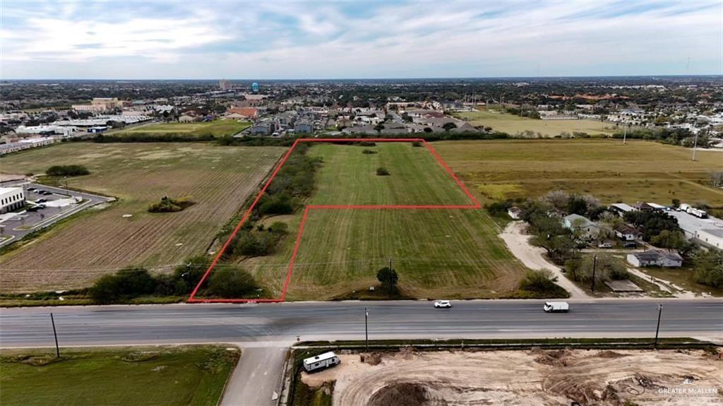 0 South Jackson Road McAllen, TX 78504 - Photo 3 of 10 an aerial view of a house with a lake