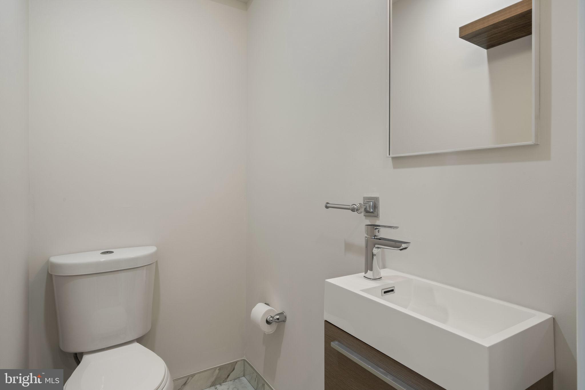 1013 South 12th Street, Unit 3 Philadelphia, PA 19147 - Photo 45 of 57 2nd floor hall powder room