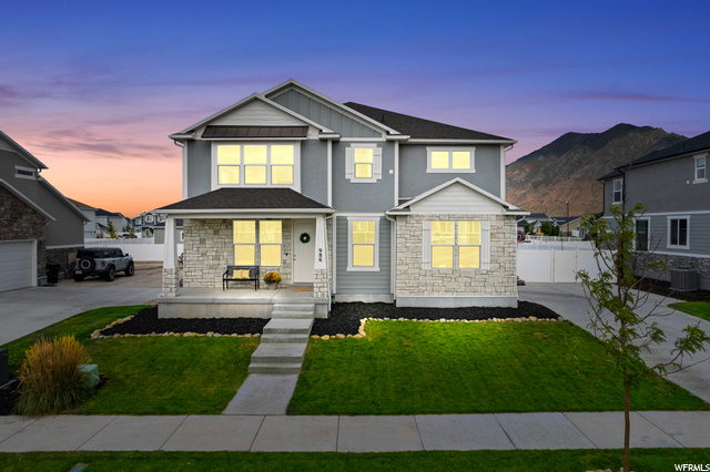 986 West 1200th Street South Springville, UT 84663 - Photo 1 of 1 View of front of property featuring a mountain view and central AC unit