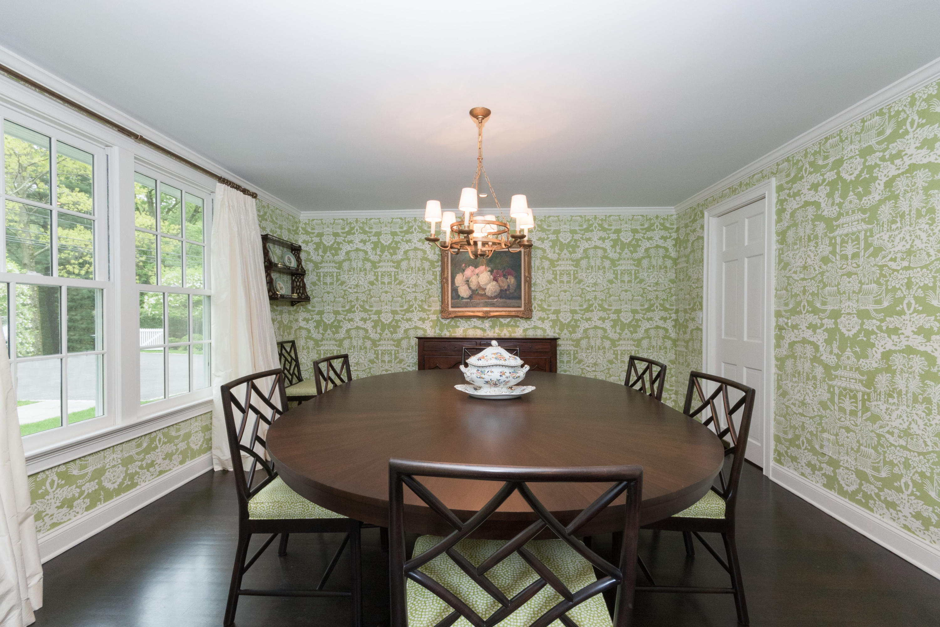 280 Hollow Tree Ridge Road Darien, CT 06820 - Photo 12 of 66 a view of a dining room with furniture window and outside view