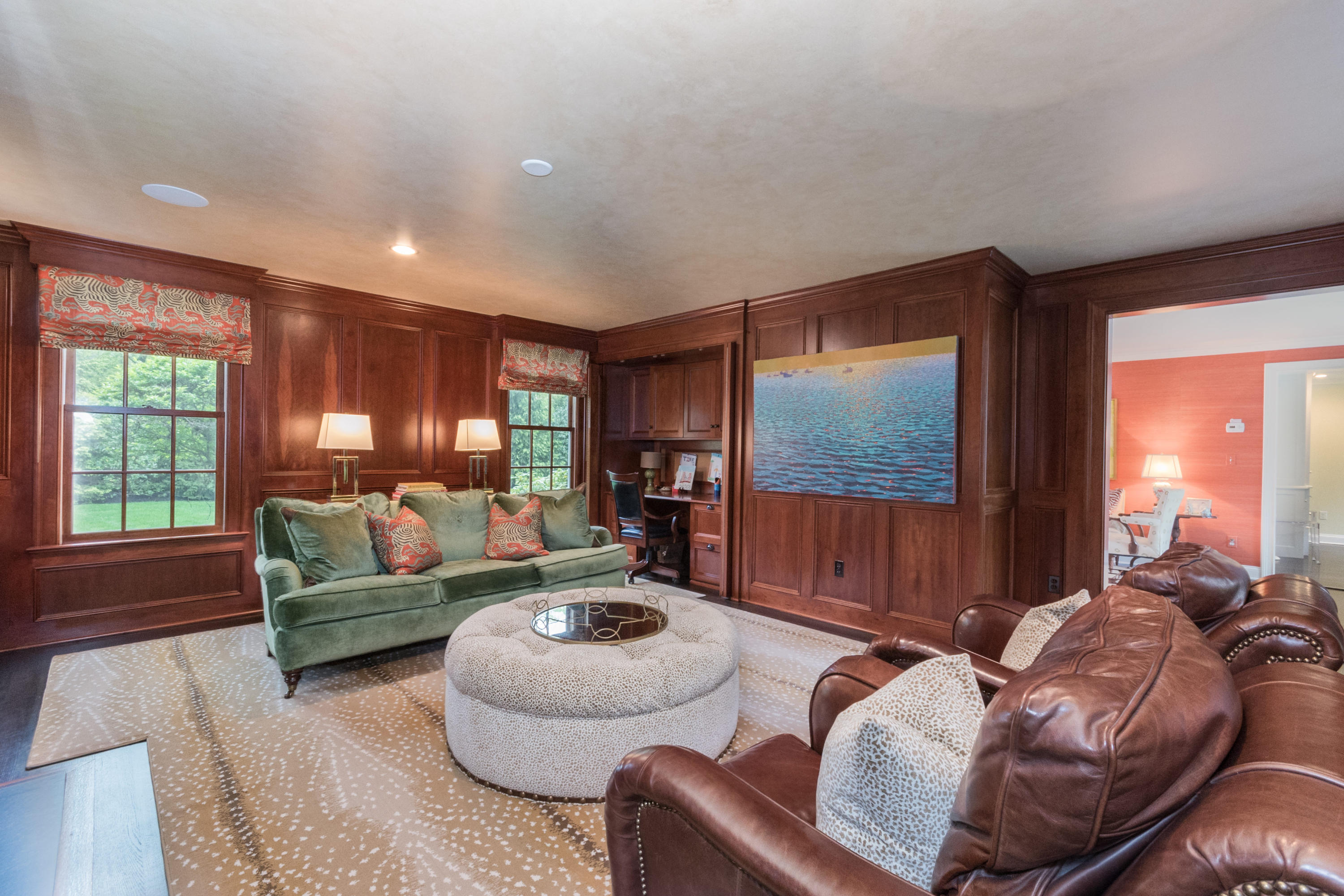 280 Hollow Tree Ridge Road Darien, CT 06820 - Photo 14 of 66 a living room with furniture and a large window