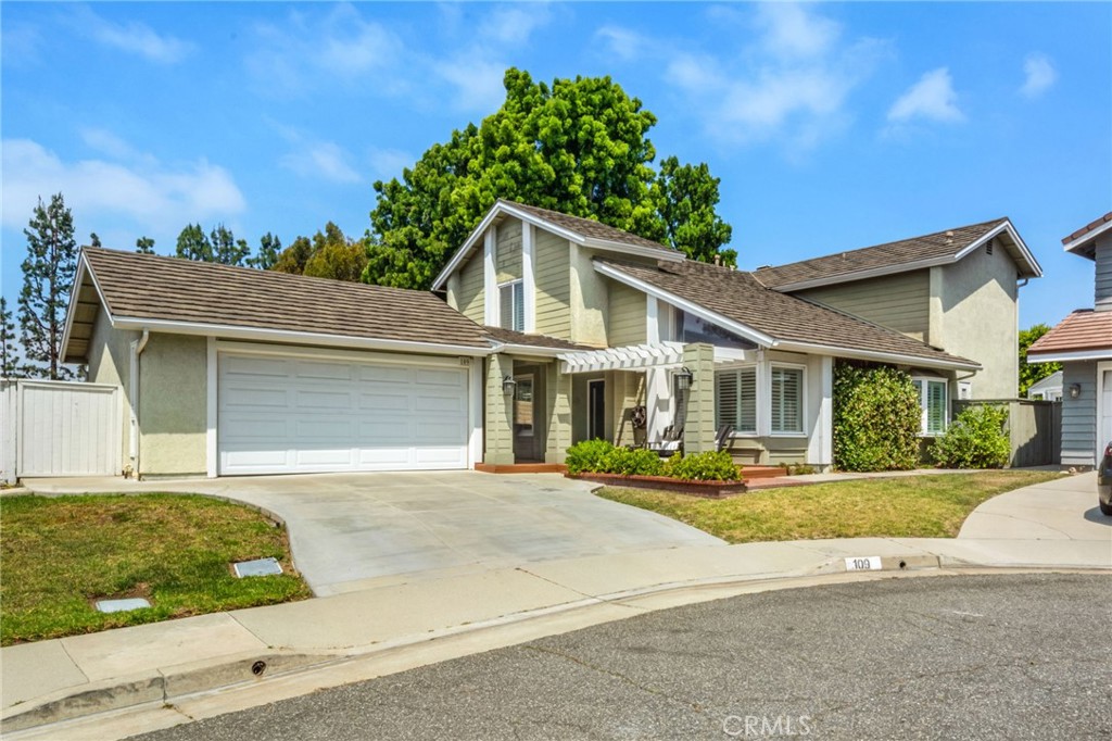 109 Cinnamon Ridge Road Brea, CA 92821 - Photo 43 of 67 View of home including 2 car garage, driveway and main entry to home.