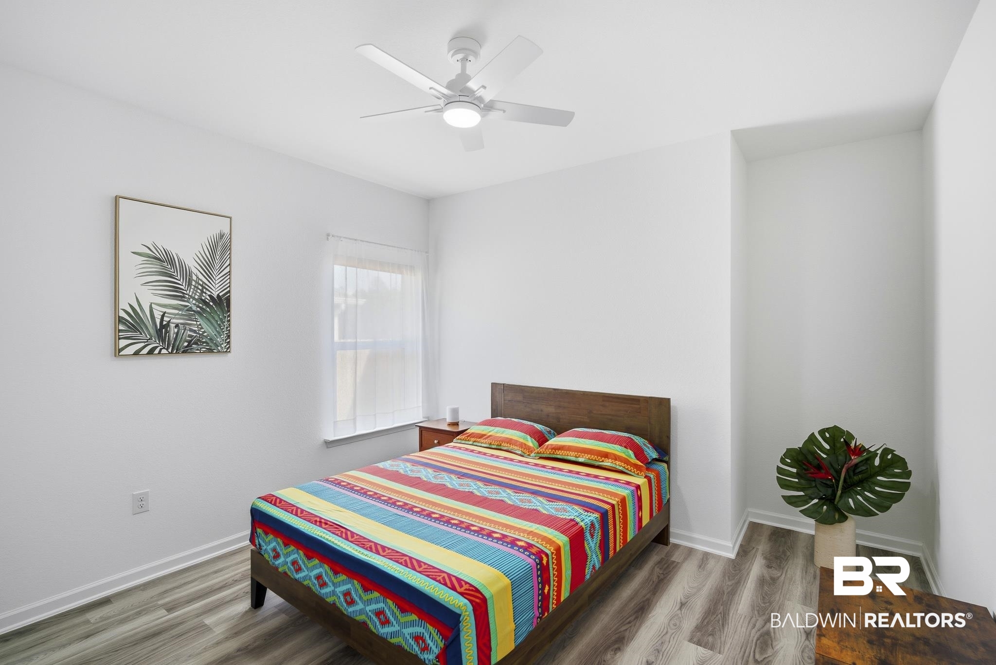 13887 Antler Hl Road Daphne, AL 36527 - Photo 15 of 50 Bedroom featuring light wood-type flooring and ceiling fan