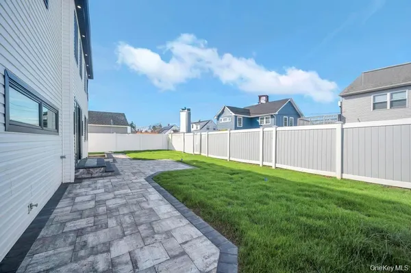 a view of a backyard with a garden