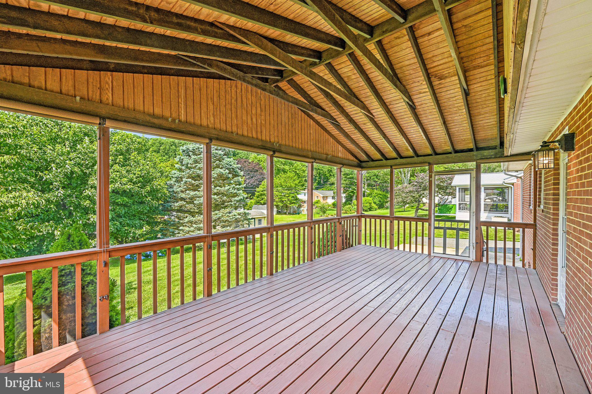 18 North Reed Street Bel Air, MD 21014 - Photo 32 of 40 Screened in Rear Porch