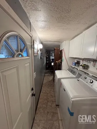 a view of a refrigerator and car